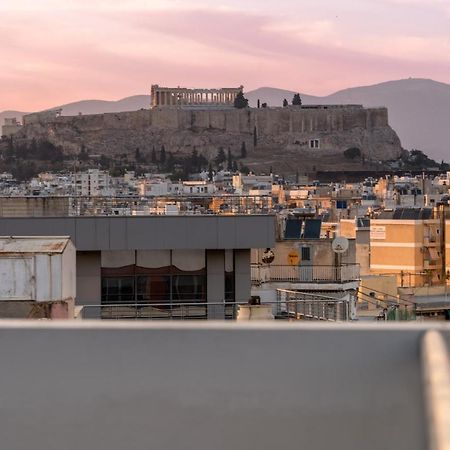 Appartement Sunny Penthouse W/ Acropolis View Next To Metro à Athènes Extérieur photo