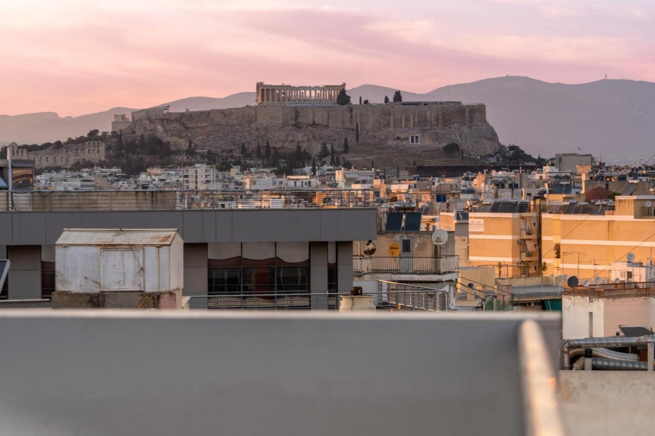 Appartement Sunny Penthouse W/ Acropolis View Next To Metro à Athènes Extérieur photo