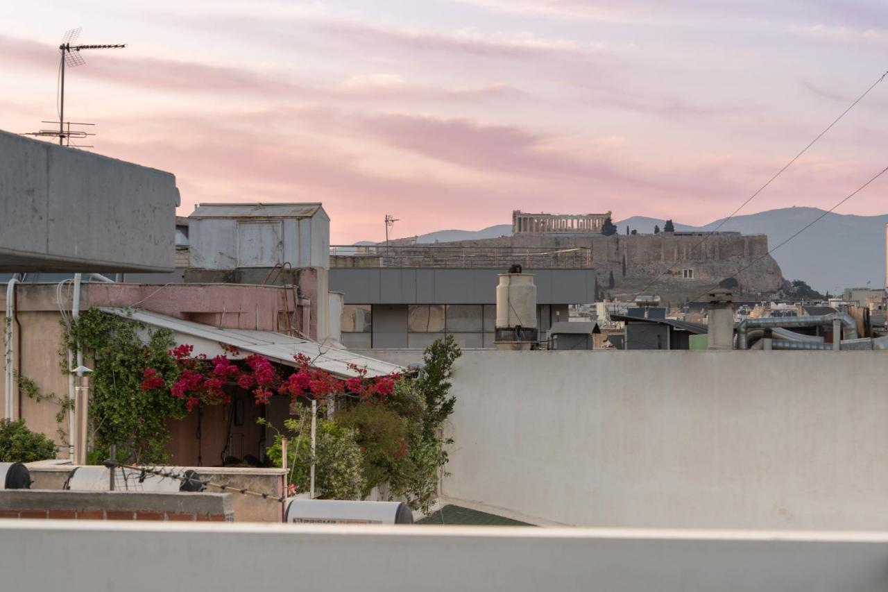 Appartement Sunny Penthouse W/ Acropolis View Next To Metro à Athènes Extérieur photo
